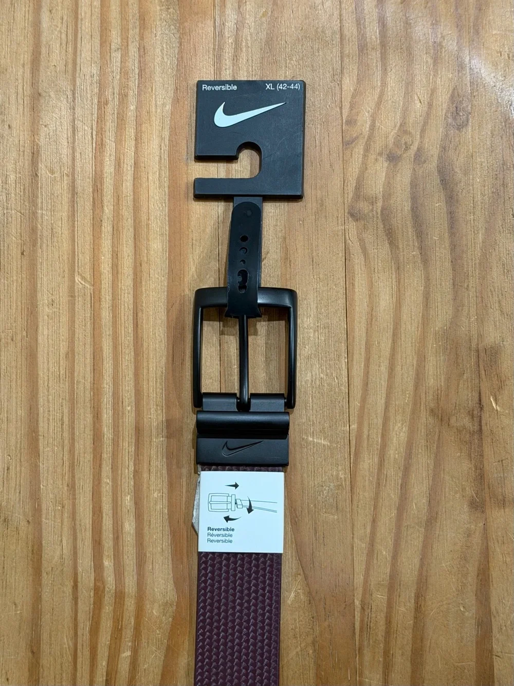 NWT Nike Reversible Synthetic Leather Belt